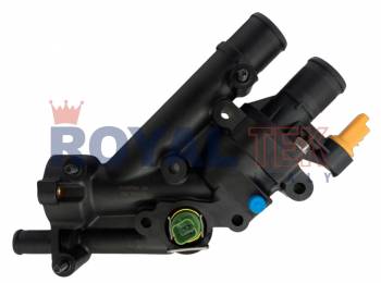 TERMOSTATO COMPLETO ROYALTEK PEUGEOT 307 / 308 / 408 / 807 / CITROEN C4 / C4 GRAND PICASSO / C5 -- TODOS MOTOR 2.0 NAFTA --- COMBO RTTRM064 + RTTRM031 - TEMPERATURA 105 --- OEM 1336AR 1338AV 9687927980 9648542680 1338E4